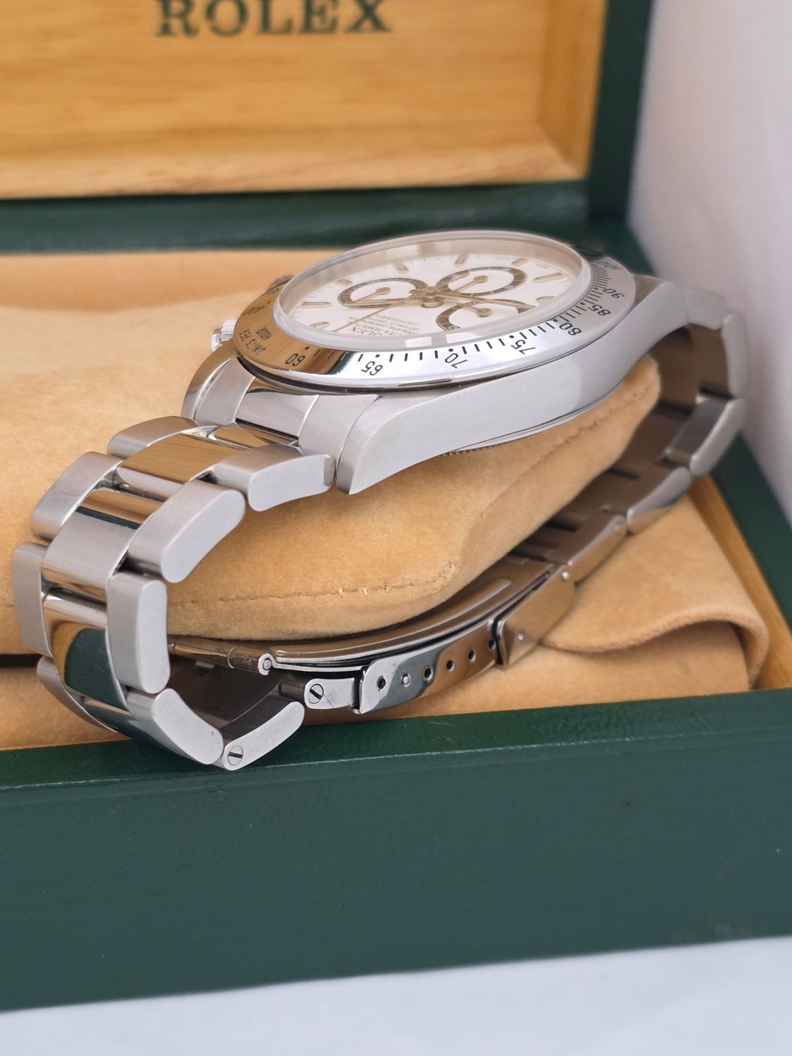 Rolex Zenith Daytona 16520 Panda Dial, Super Condition, Box &amp; Papers 1991