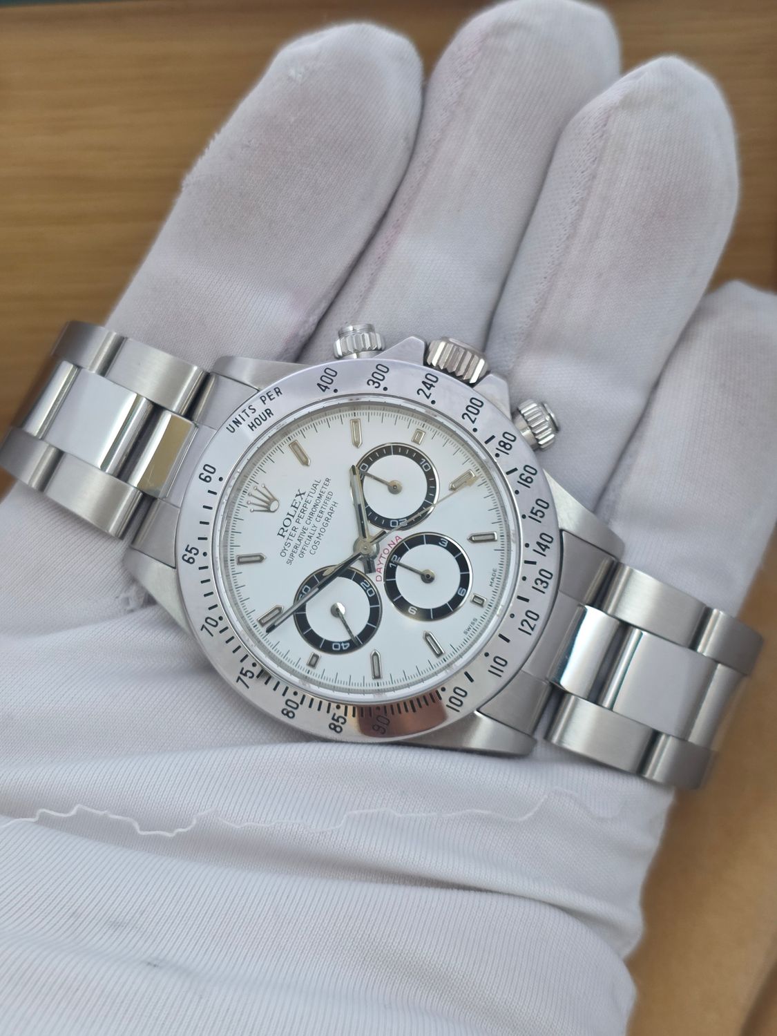 Rolex Zenith Daytona 16520 Panda Dial, Super Condition, Box &amp; Papers 1991