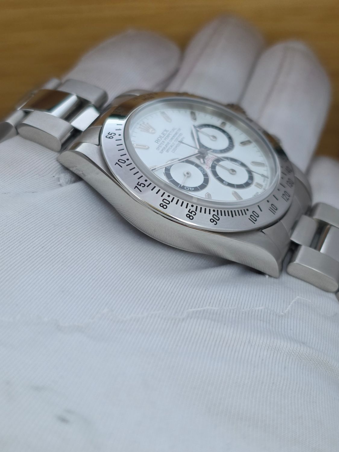 Rolex Zenith Daytona 16520 Panda Dial, Super Condition, Box &amp; Papers 1991