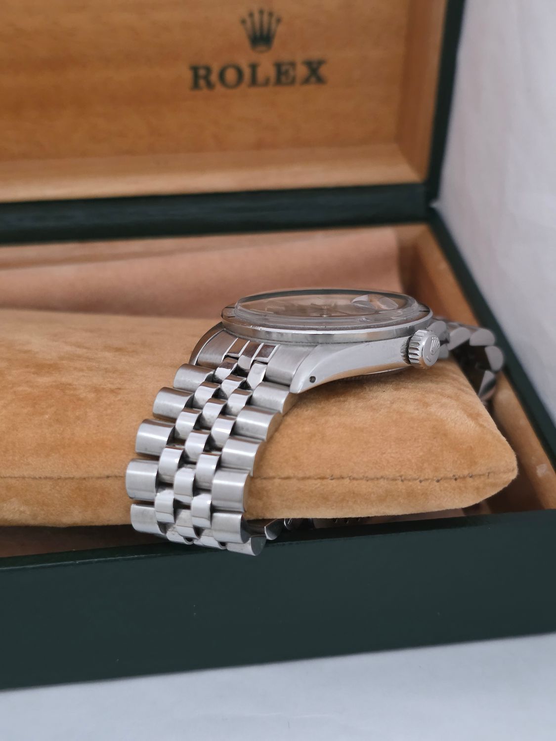Rolex Oyster Perpetual Date Watch 1501 1969 Automatic Rare Grey Dial