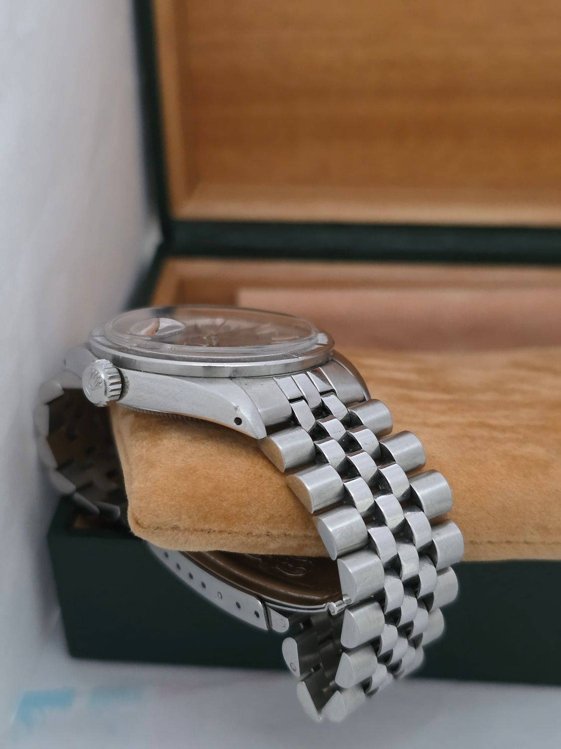 Rolex Oyster Perpetual Date Watch 1501 1969 Automatic Rare Grey Dial