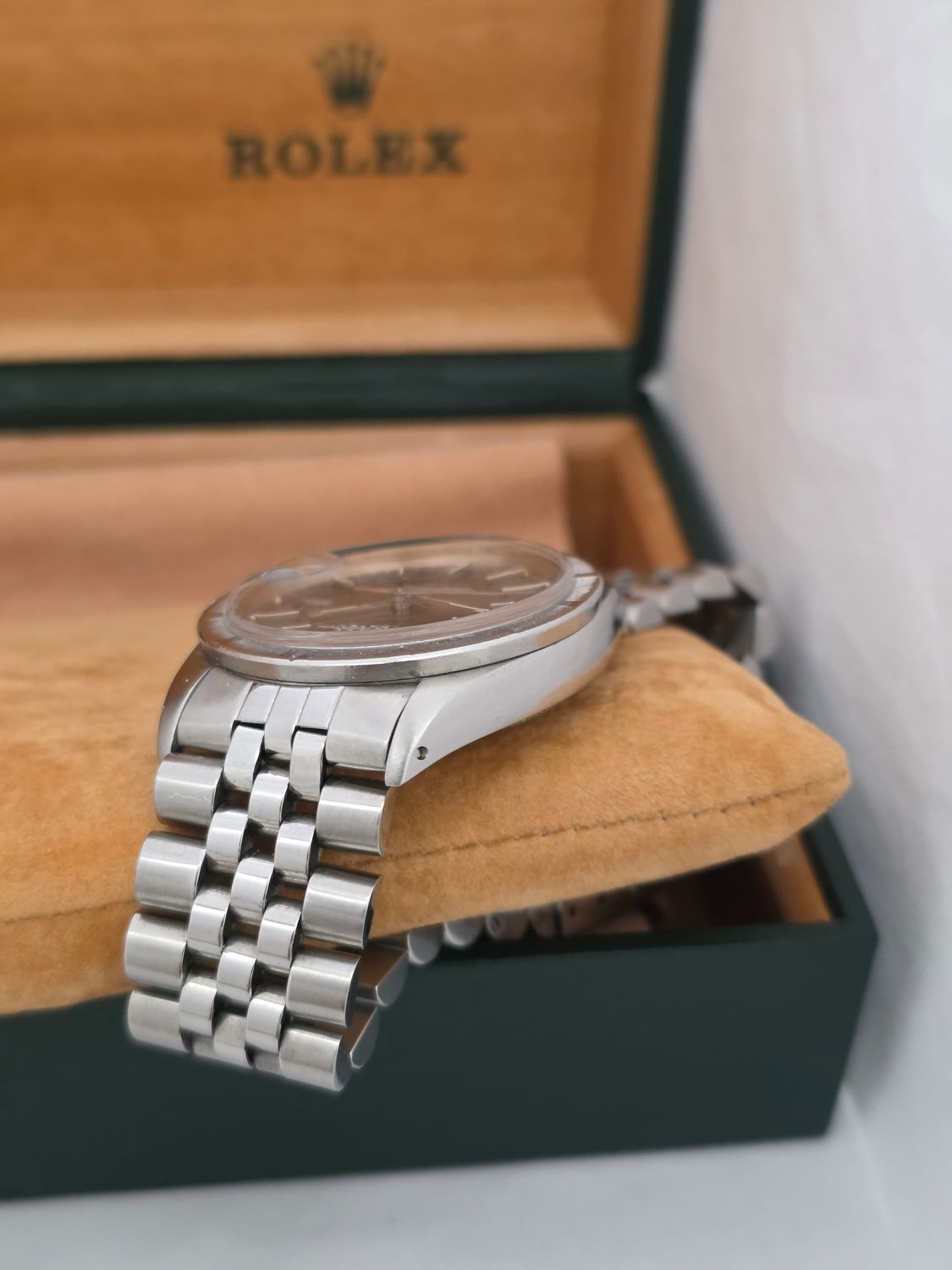 Rolex Oyster Perpetual Date Watch 1501 1969 Automatic Rare Grey Dial