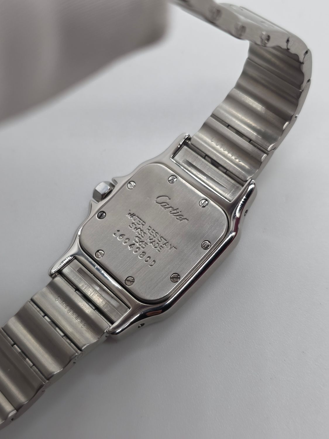 Cartier Santos Galbee 1565 24mm Quartz Ladies Watch, Watch &amp; Box