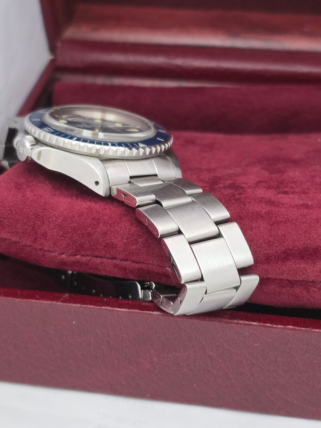 Tudor 73090 Blue Mini-Sub Original B&amp;P, 1993 Rare Blue Dial/Bezel