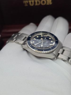 Tudor 73090 Blue Mini-Sub Original B&P, 1993 Rare Blue Dial/Bezel
