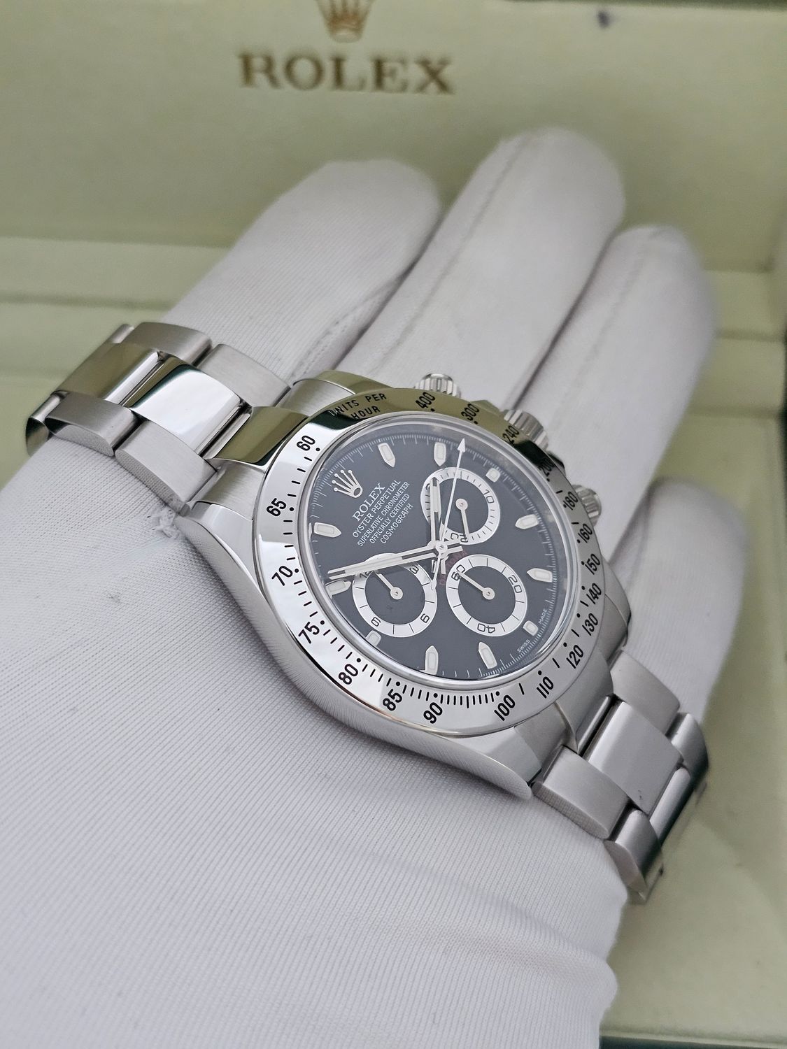 Rolex Daytona 116520 Black Dial Watch, 2014 Box &amp; Papers