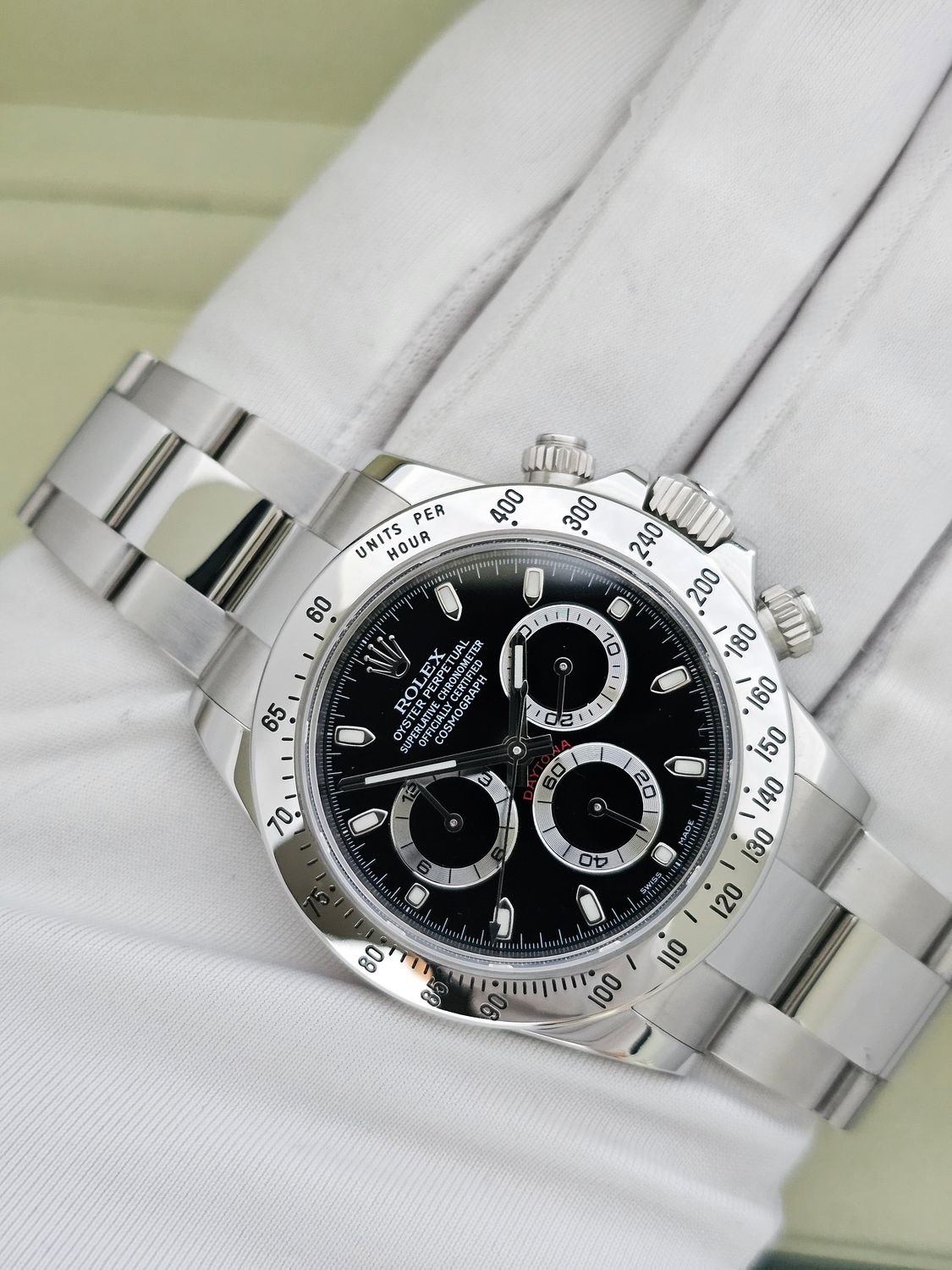Rolex Daytona 116520 Black Dial Watch, 2014 Box &amp; Papers