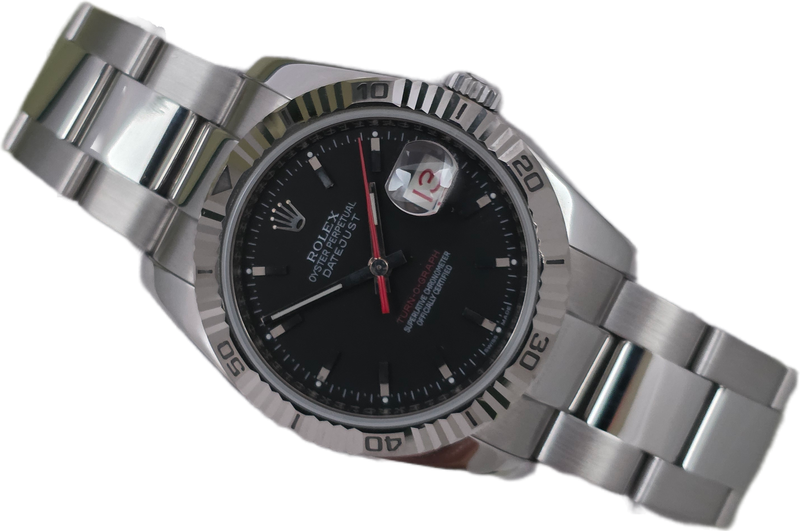 Rolex Datejust 116264 Turn-O-Graph 36mm Black Dial - Circa 2007