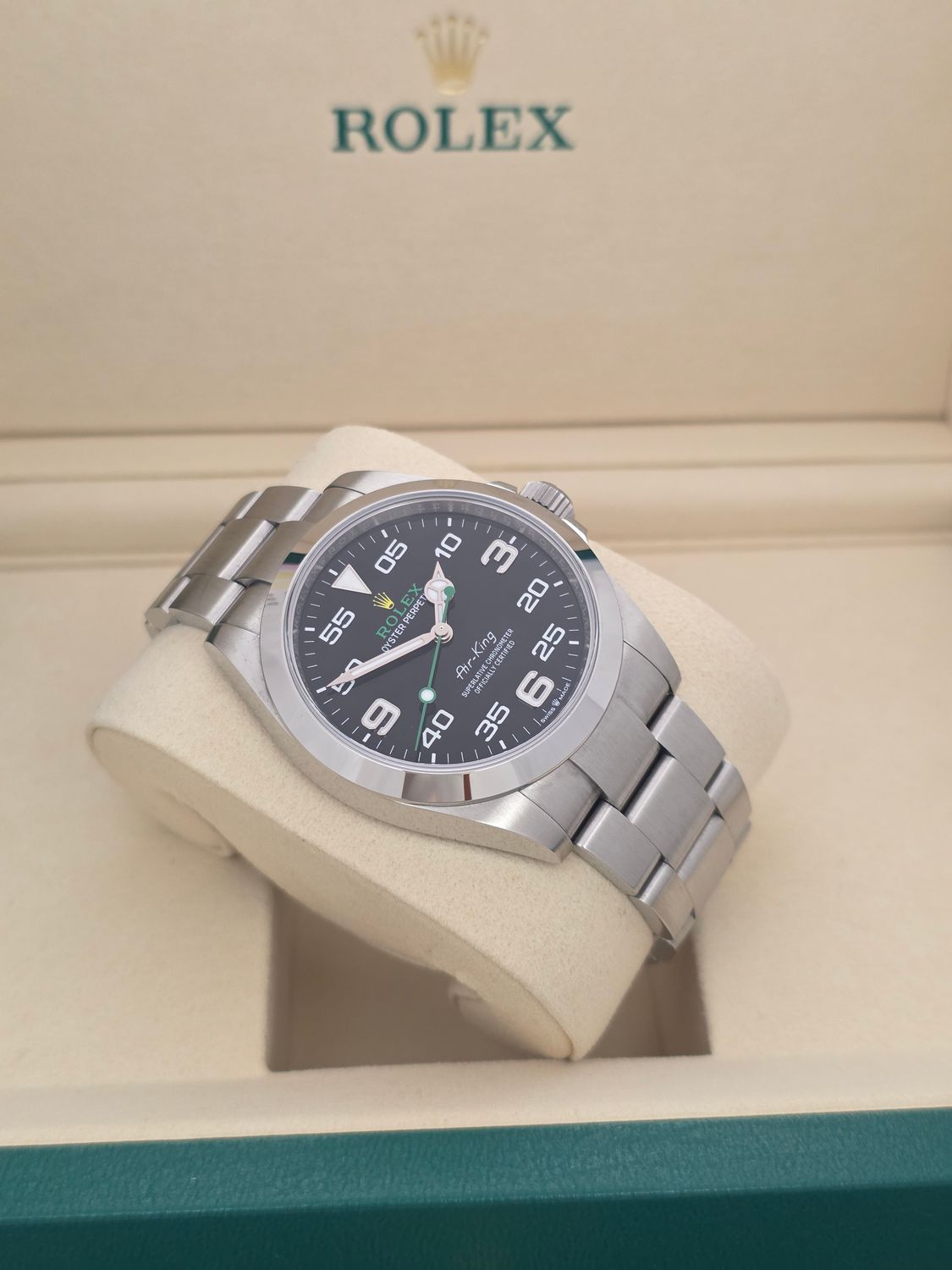 Rolex Airking Watch 126900, 2026 Full Set, 'Bloodhound' with Original receipt