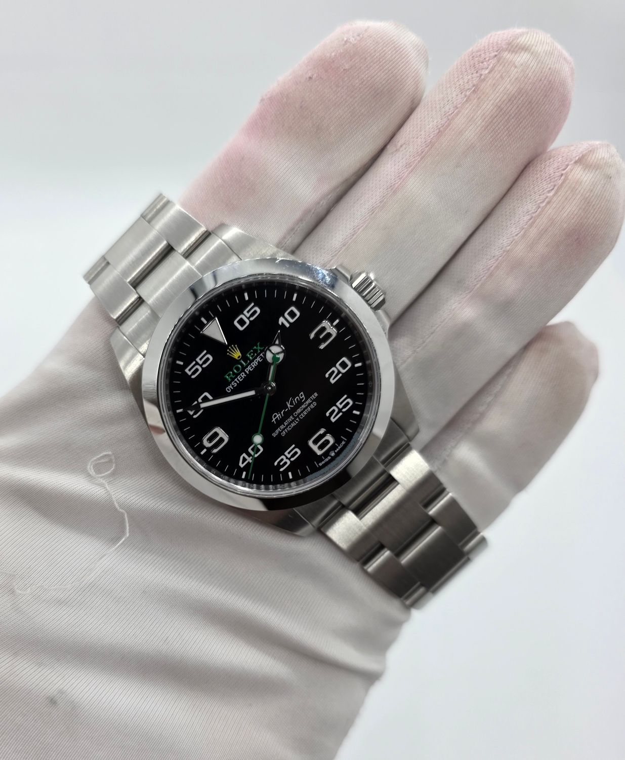 Rolex Airking Watch 126900, 2026 Full Set, 'Bloodhound' with Original receipt