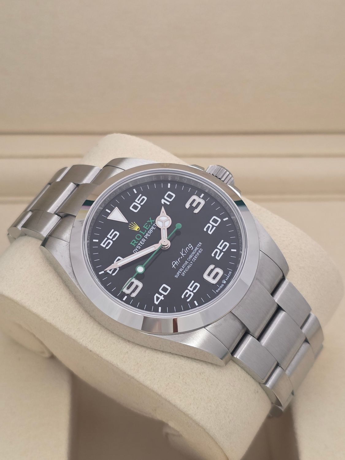 Rolex Airking Watch 126900, 2026 Full Set, 'Bloodhound' with Original receipt