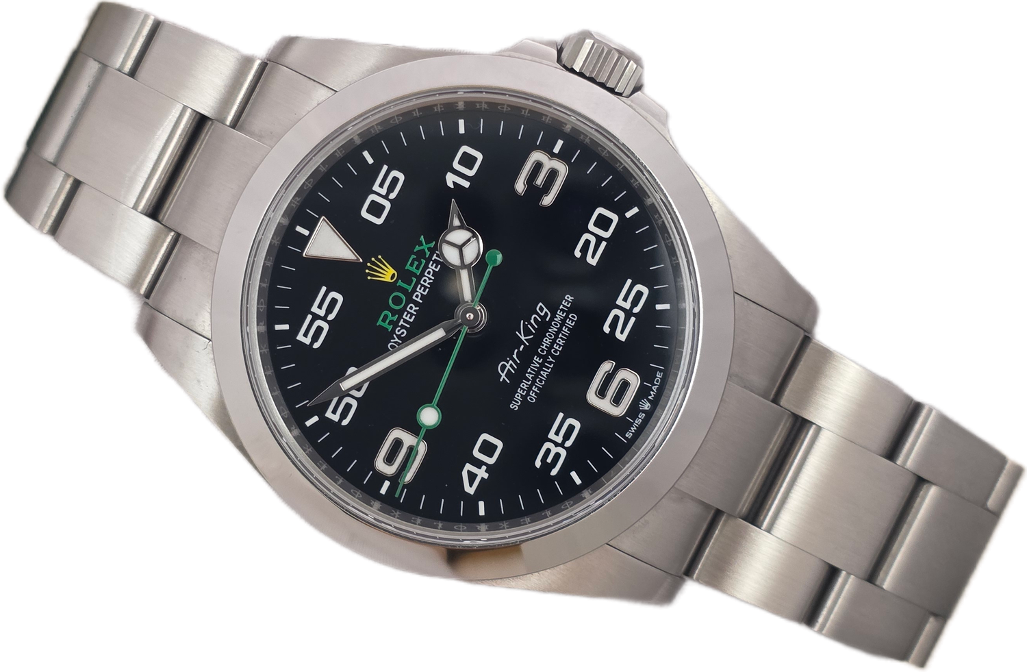 Rolex Airking Watch 126900, 2026 Full Set, 'Bloodhound' with Original receipt