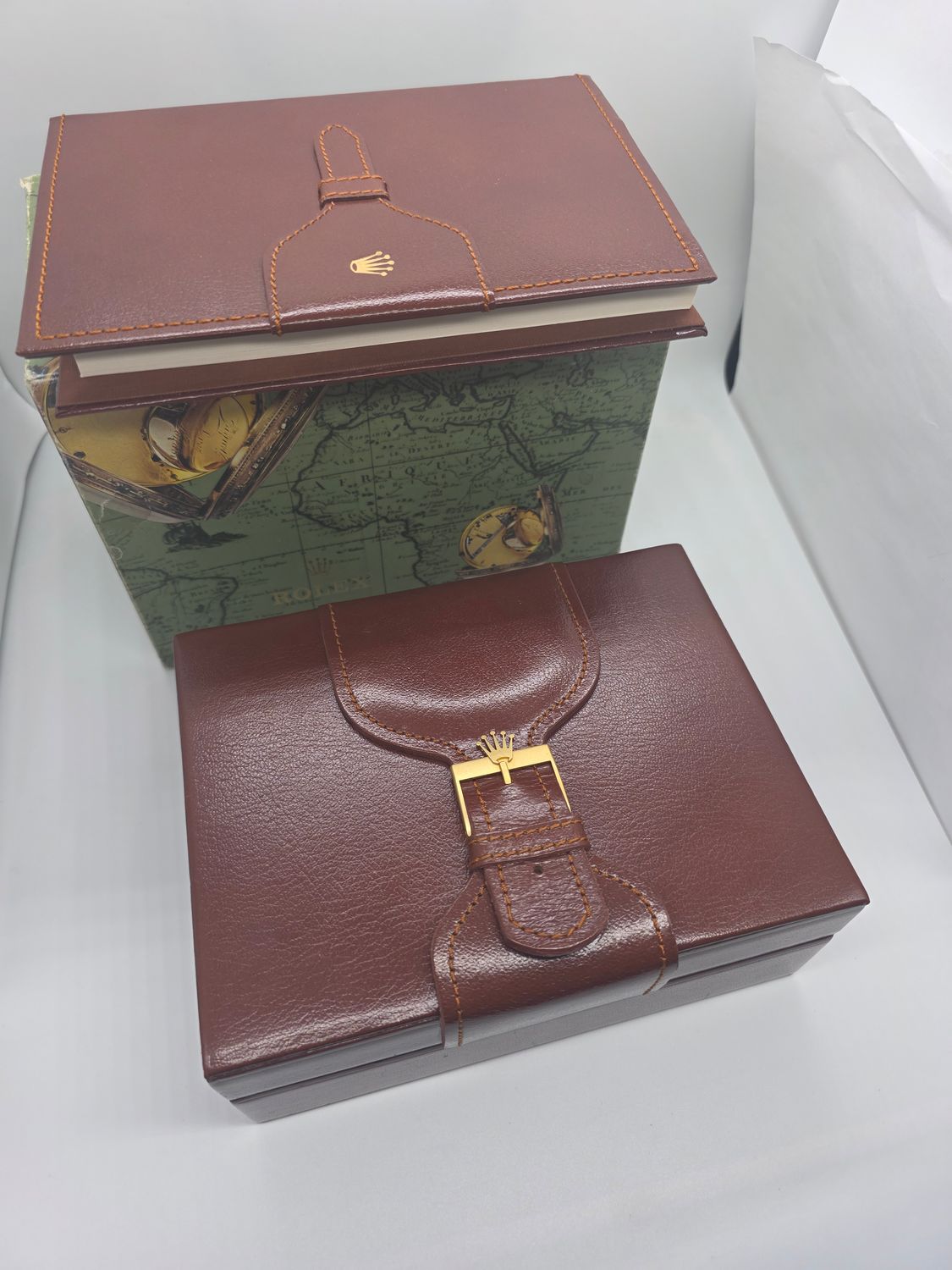 Rolex DayDate 1803 36mm, 18K Gold, Linen Dial, Circa 1972 Box &amp; Booklets