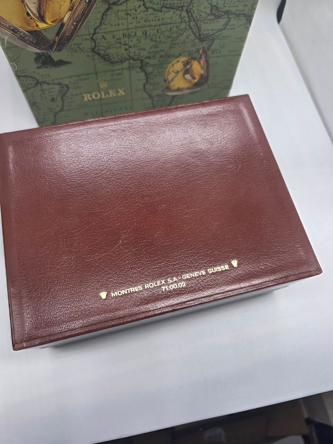 Rolex DayDate 1803 36mm, 18K Gold, Linen Dial, Circa 1972 Box &amp; Booklets