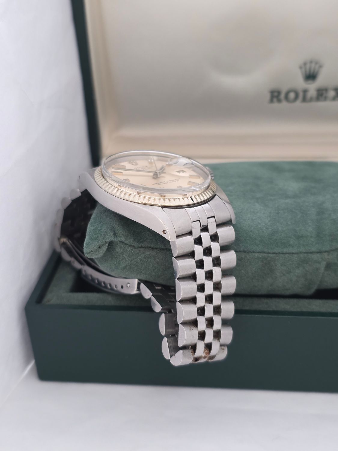 Rolex Datejust Watch 1601 36mm, Rare WideBoy Dial, Good condition
