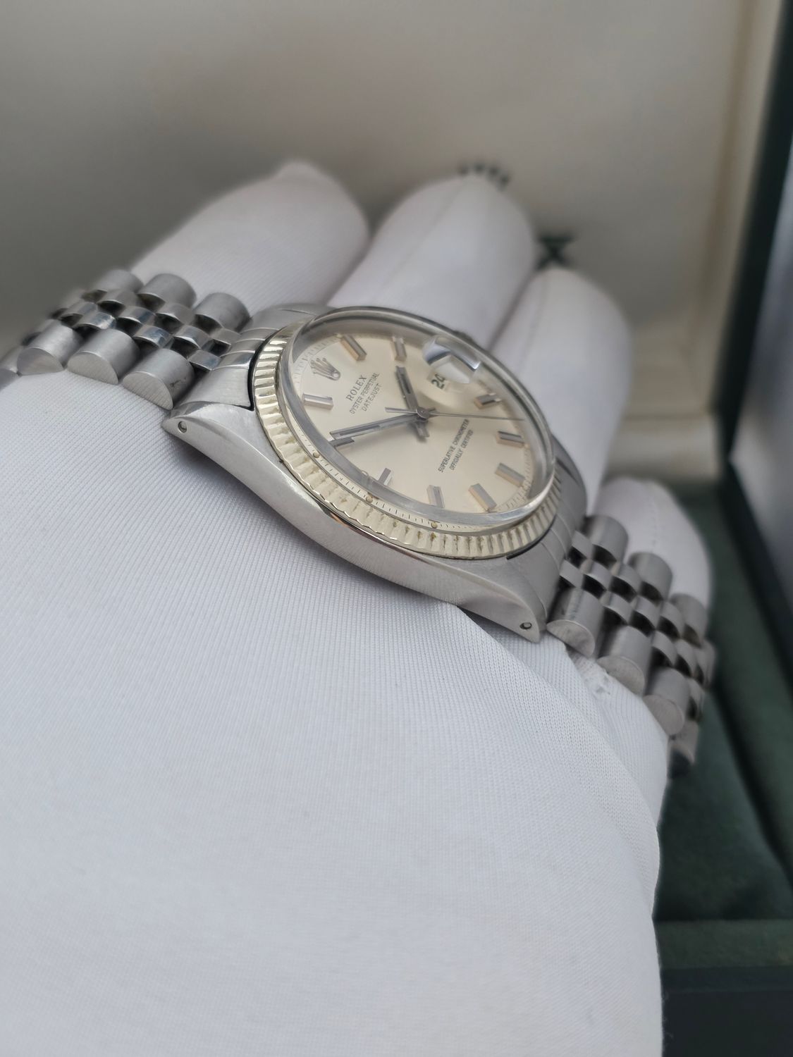 Rolex Datejust Watch 1601 36mm, Rare WideBoy Dial, Good condition