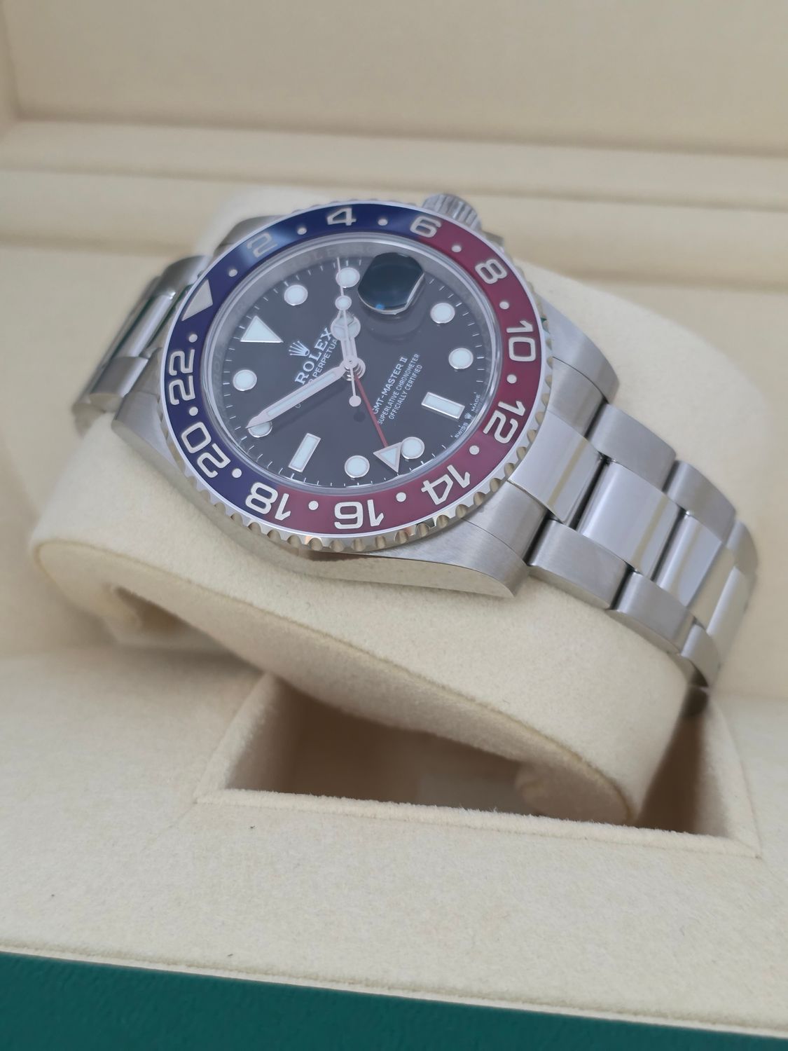 Rolex GMT-Master II Pepsi 126710BLRO Watch, 2021 Full Set 'Unpolished'