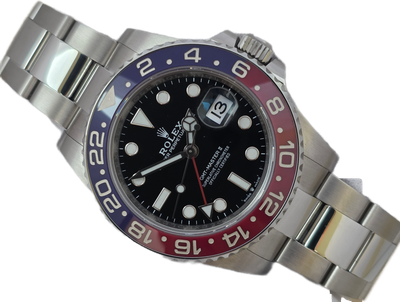 Rolex GMT-Master II Pepsi 126710BLRO Watch, 2021 Full Set 'Unpolished'
