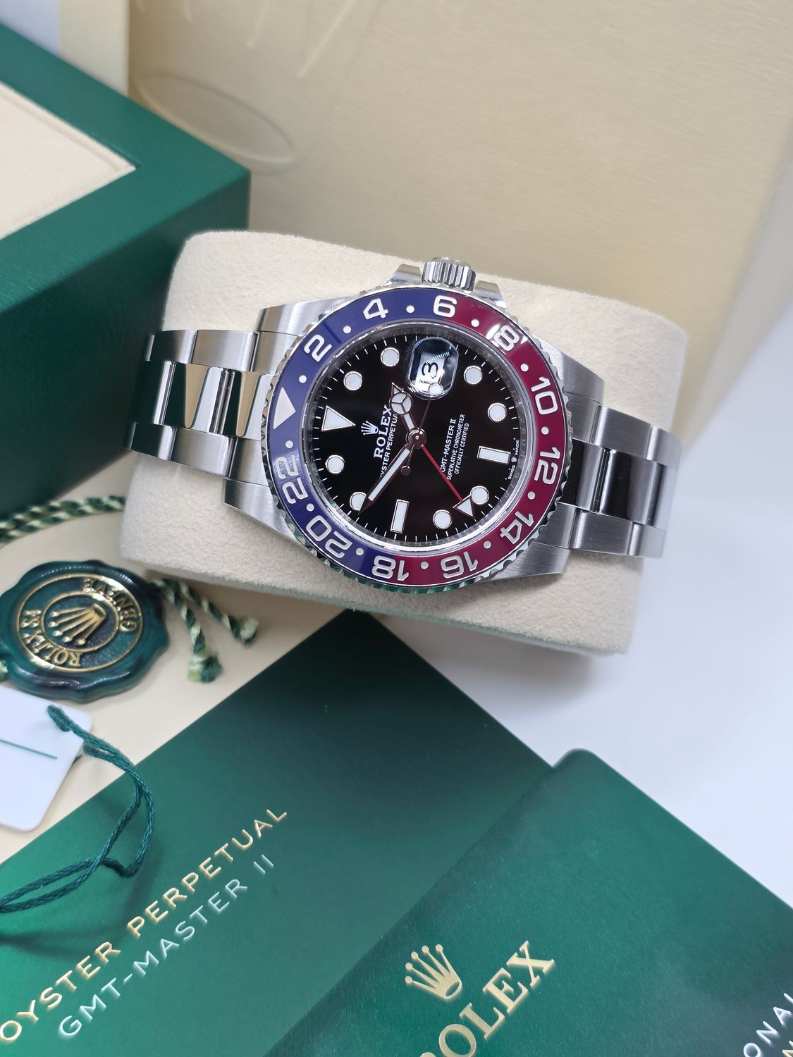 Rolex GMT-Master II Pepsi 126710BLRO Watch, 2021 Full Set 'Unpolished'