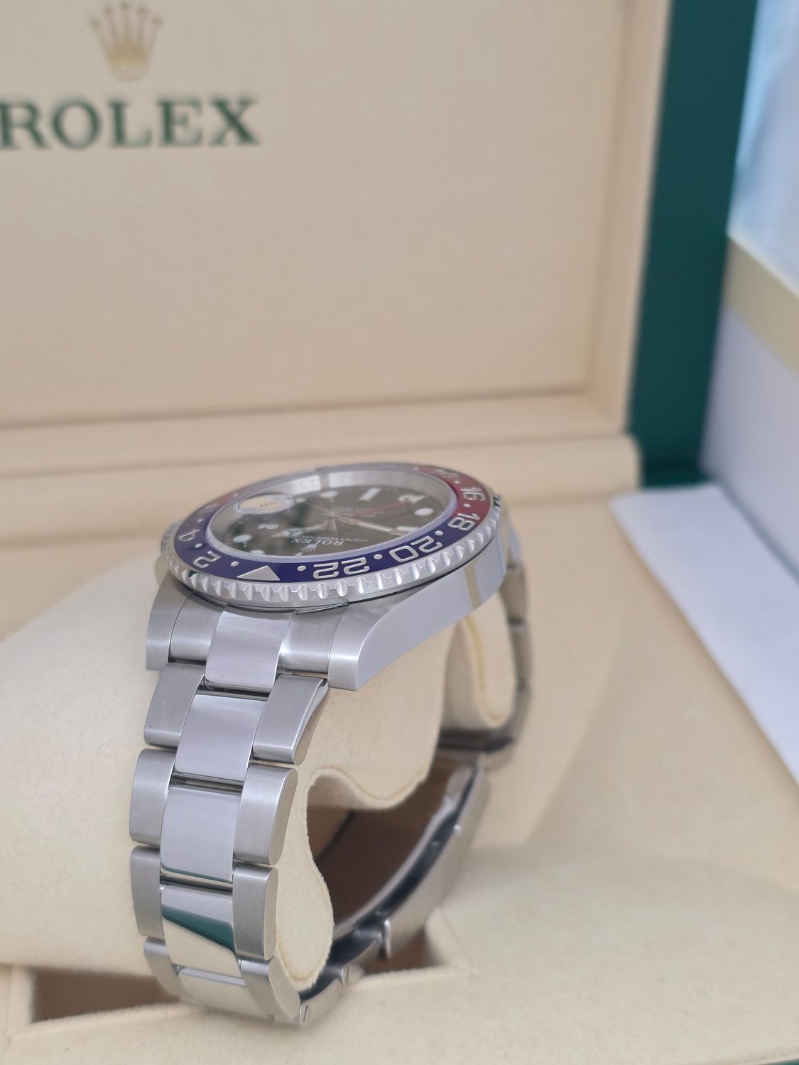 Rolex GMT-Master II Pepsi 126710BLRO Watch, 2021 Full Set 'Unpolished'