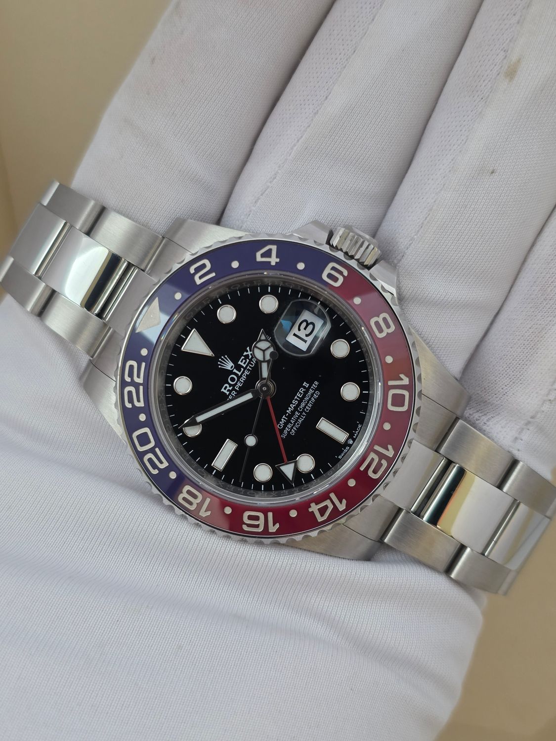 Rolex GMT-Master II Pepsi 126710BLRO Watch, 2021 Full Set 'Unpolished'