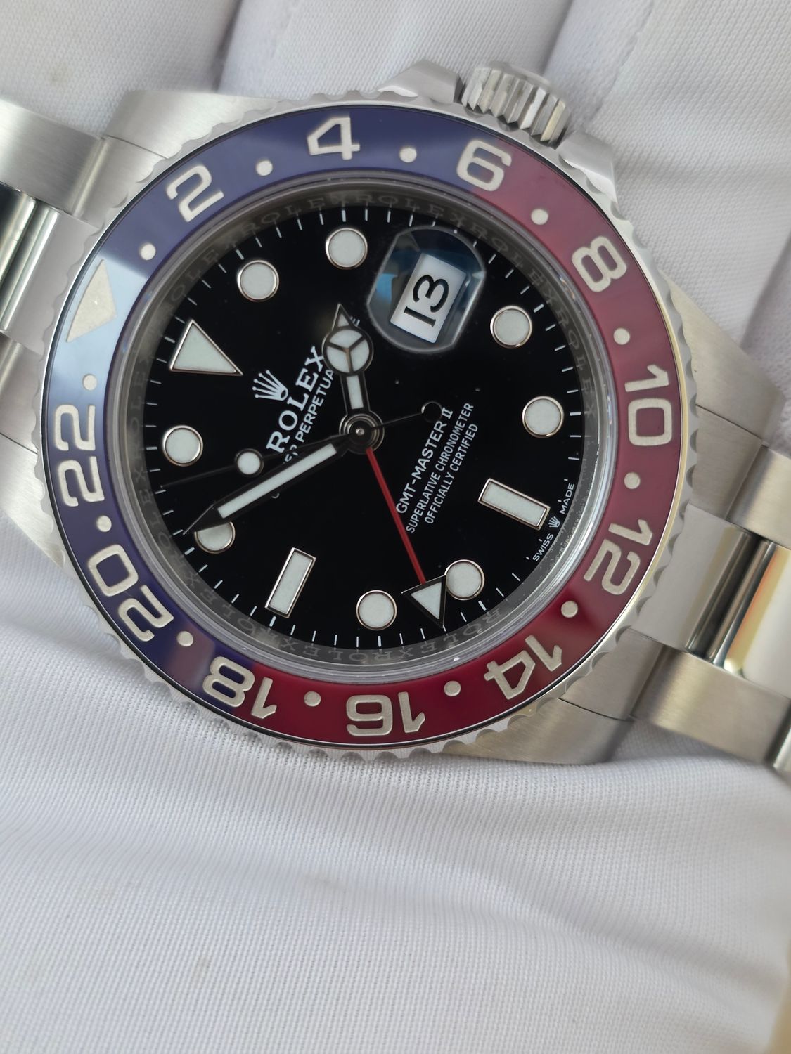 Rolex GMT-Master II Pepsi 126710BLRO Watch, 2021 Full Set 'Unpolished'