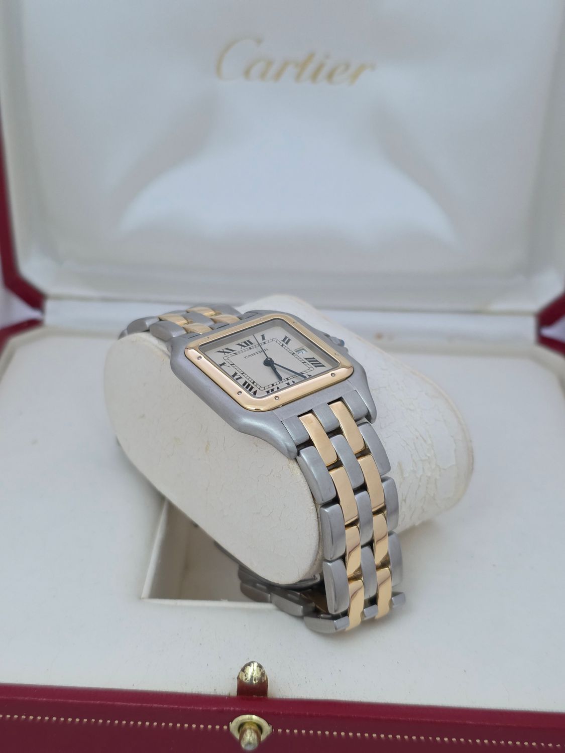 Cartier Panthere 187957 Jumbo/Large Beige Watch - Box &amp; Booklets, Just serviced.