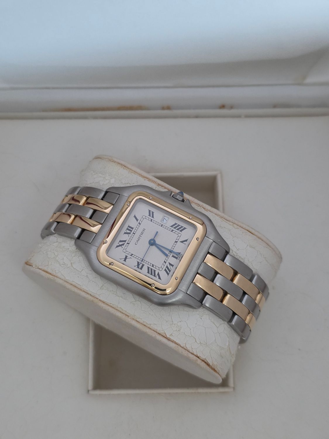 Cartier Panthere 187957 Jumbo/Large Beige Watch - Box &amp; Booklets, Just serviced.