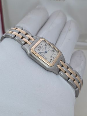 Cartier Panthere 187957 Jumbo/Large Beige Watch - Box &amp; Booklets, Just serviced.