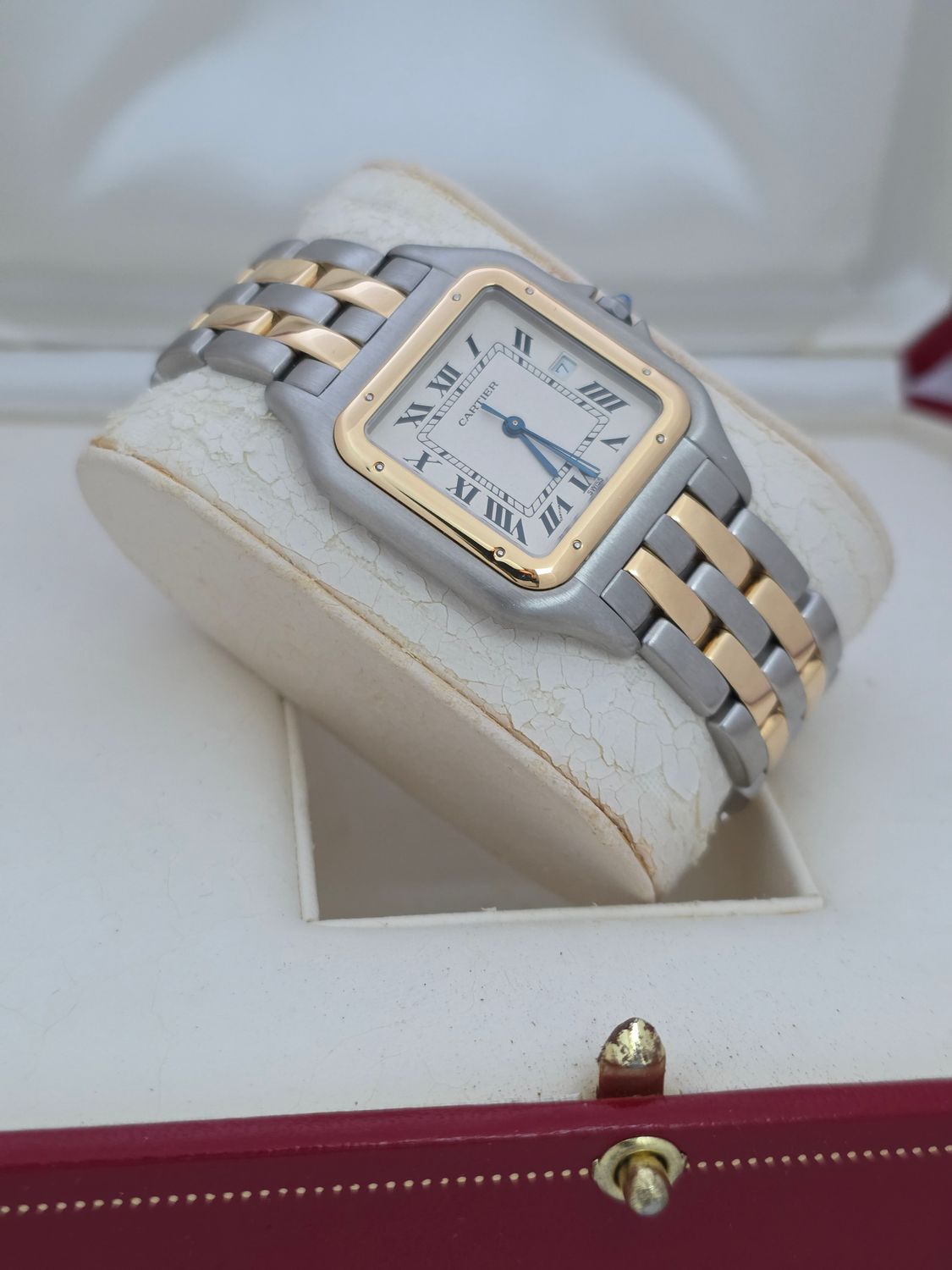 Cartier Panthere 187957 Jumbo/Large Beige Watch - Box &amp; Booklets, Just serviced.