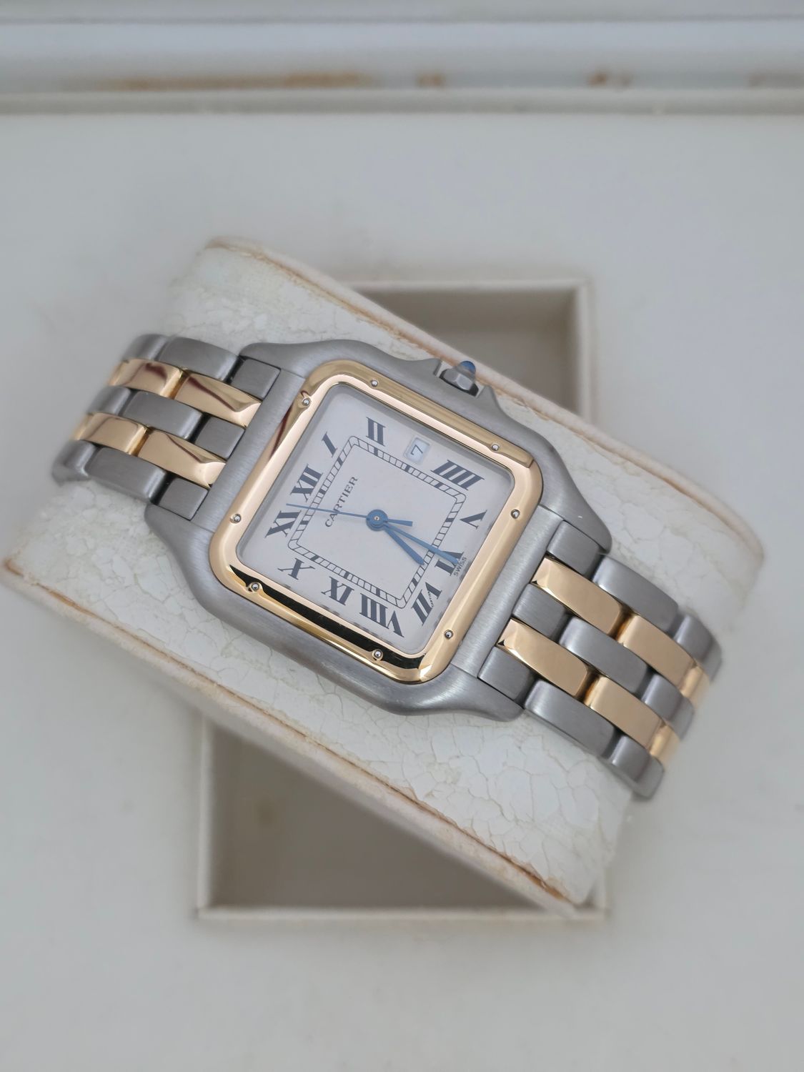 Cartier Panthere 187957 Jumbo/Large Beige Watch - Box &amp; Booklets, Just serviced.