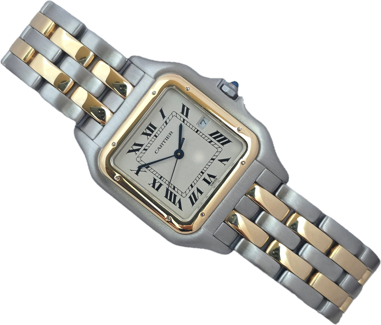 Cartier Panthere 187957 Jumbo/Large Beige Watch - Box &amp; Booklets, Just serviced.