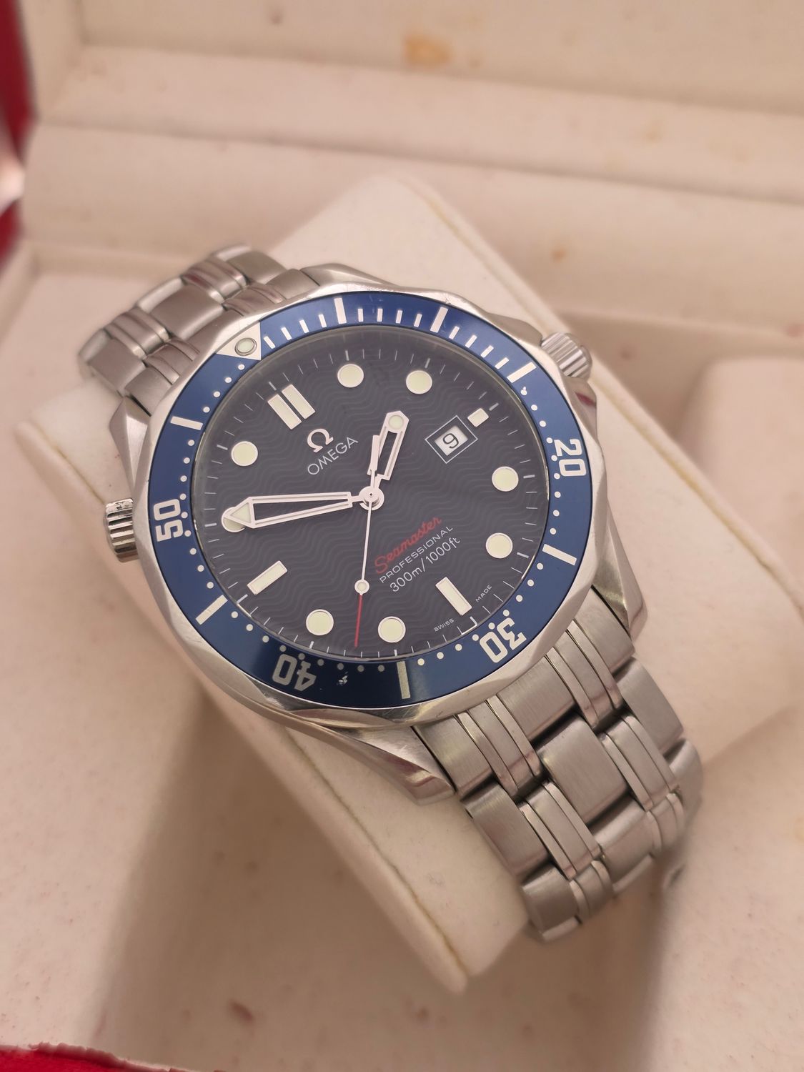 Omega Seamaster Professional 300m Blue Watch, Ref: 2221.80.00