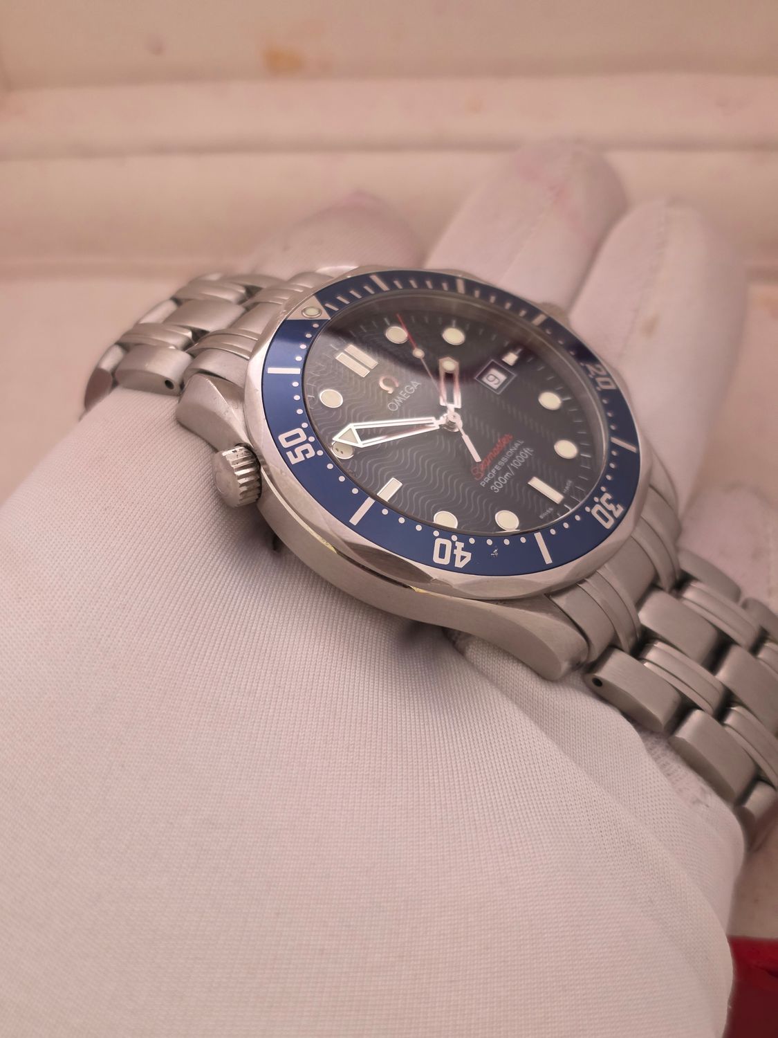 Omega Seamaster Professional 300m Blue Watch, Ref: 2221.80.00