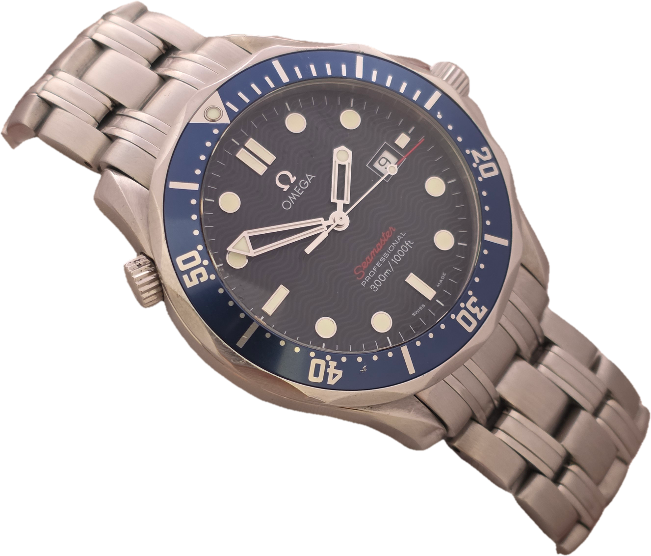 Omega Seamaster Professional 300m Blue Watch, Ref: 2221.80.00