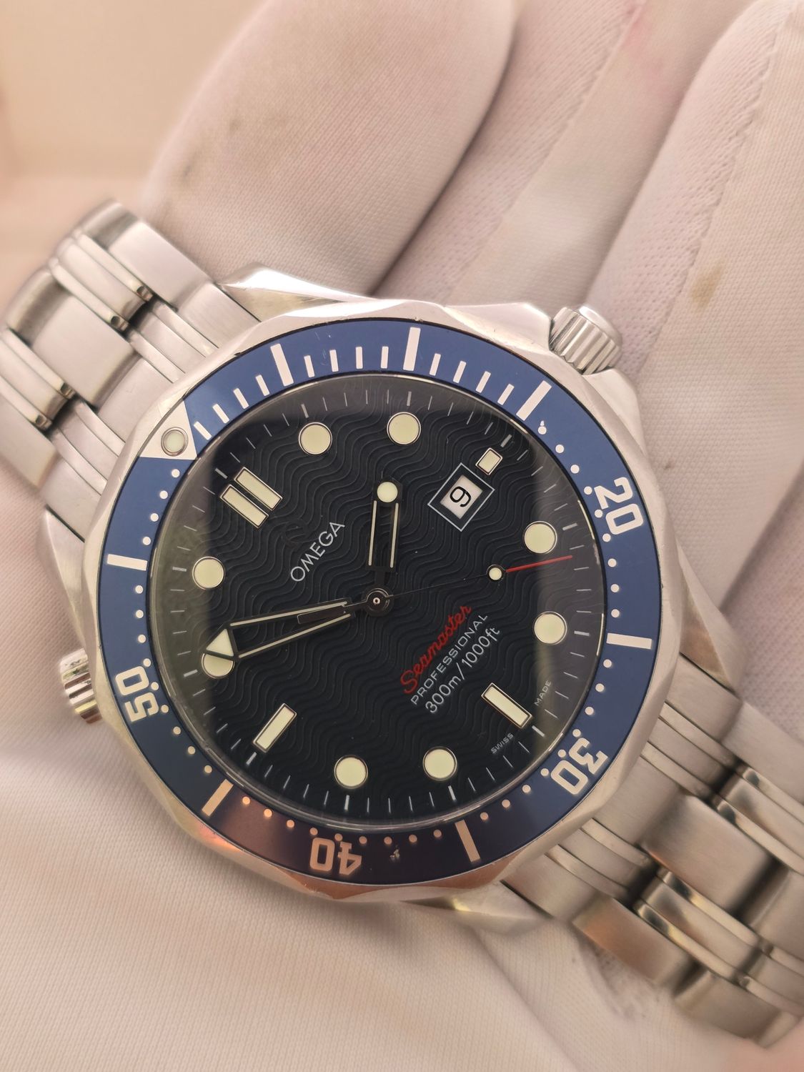 Omega Seamaster Professional 300m Blue Watch, Ref: 2221.80.00