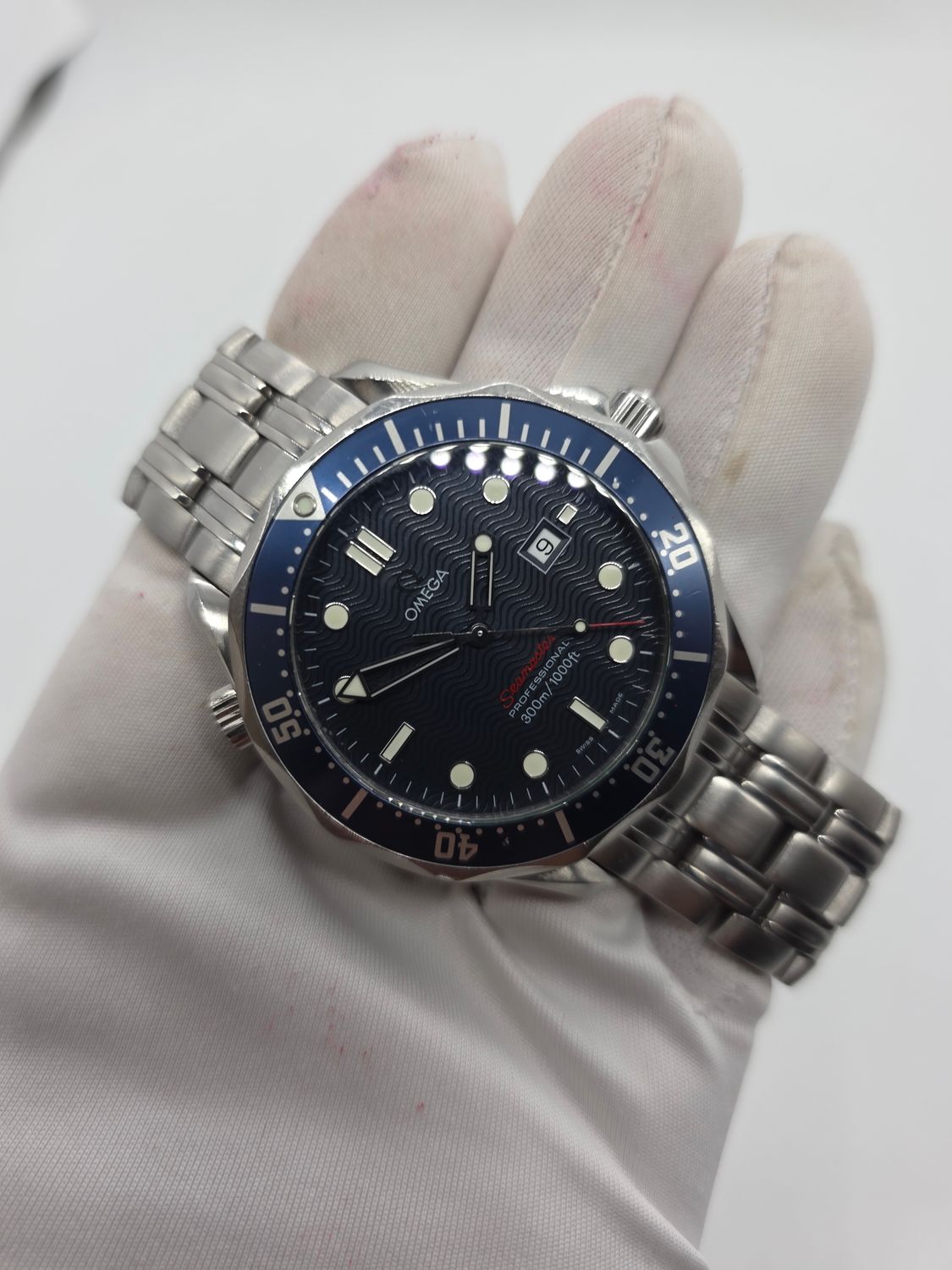 Omega Seamaster Professional 300m Blue Watch, Ref: 2221.80.00