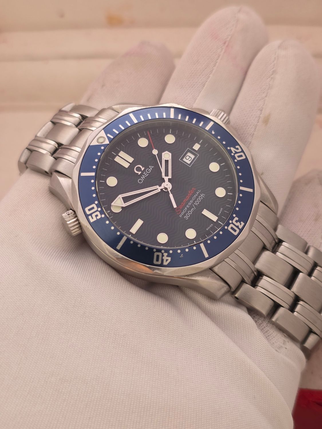Omega Seamaster Professional 300m Blue Watch, Ref: 2221.80.00