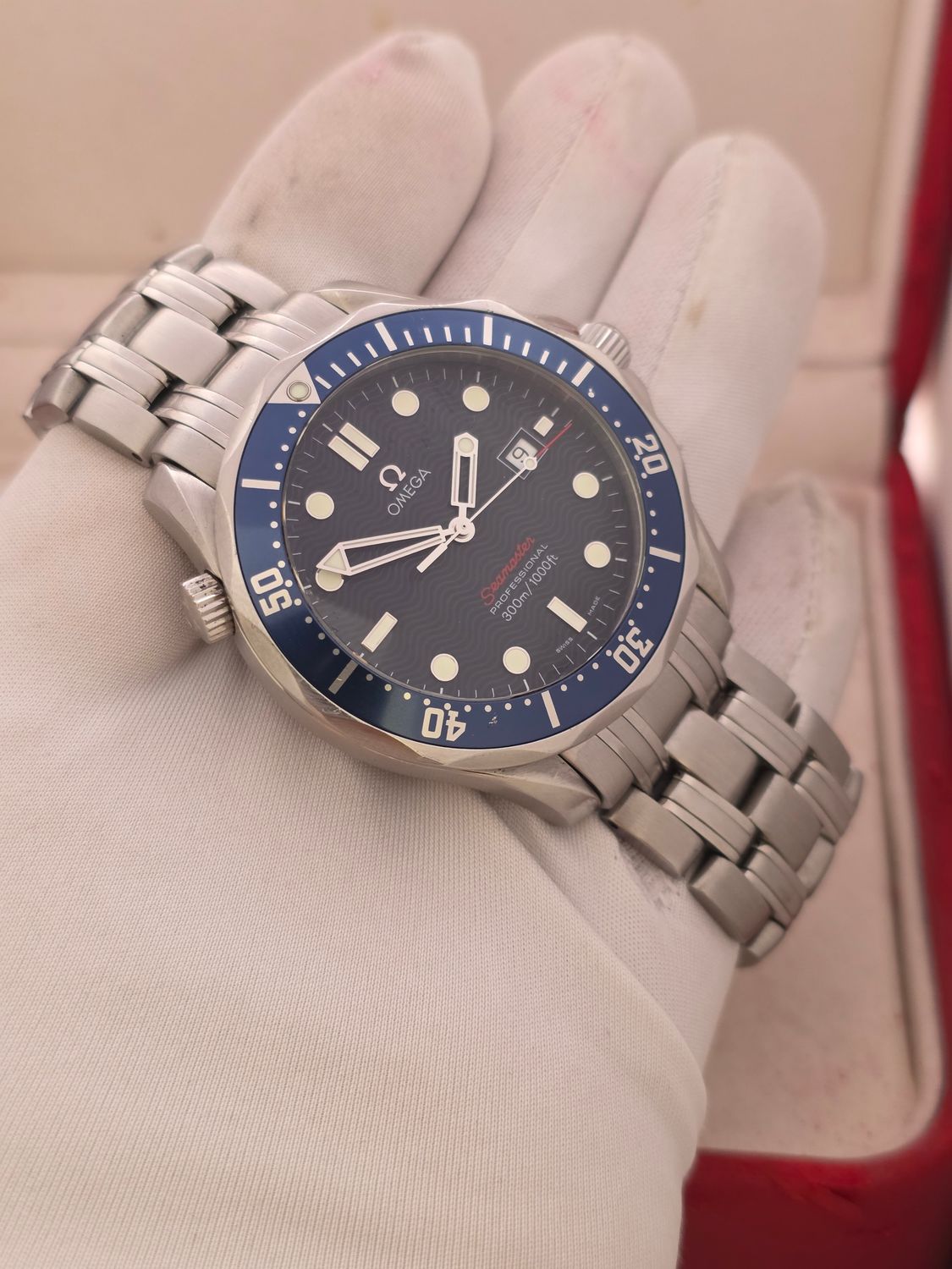 Omega Seamaster Professional 300m Blue Watch, Ref: 2221.80.00