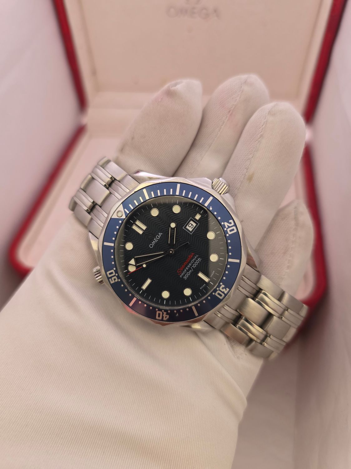 Omega Seamaster Professional 300m Blue Watch, Ref: 2221.80.00