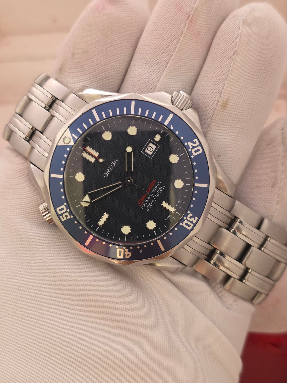Omega Seamaster Professional 300m Blue Watch, Ref: 2221.80.00