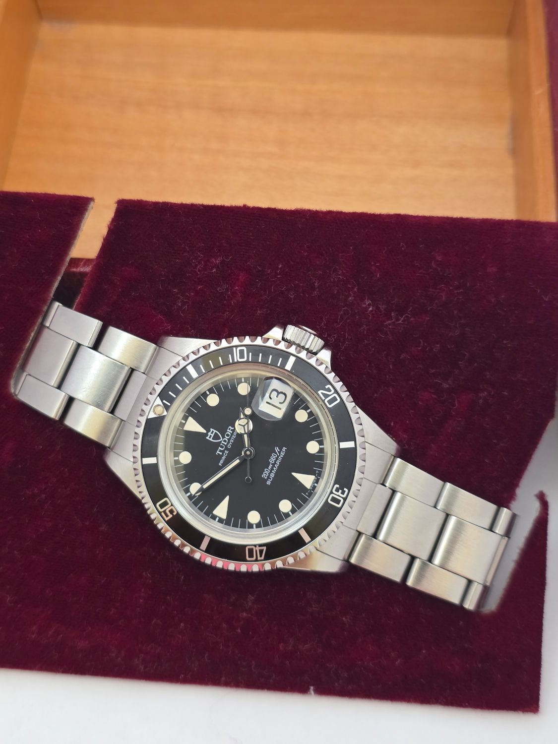TUDOR Submariner Black Watch - Ref 79090 Circa 1990 virtually unpolished