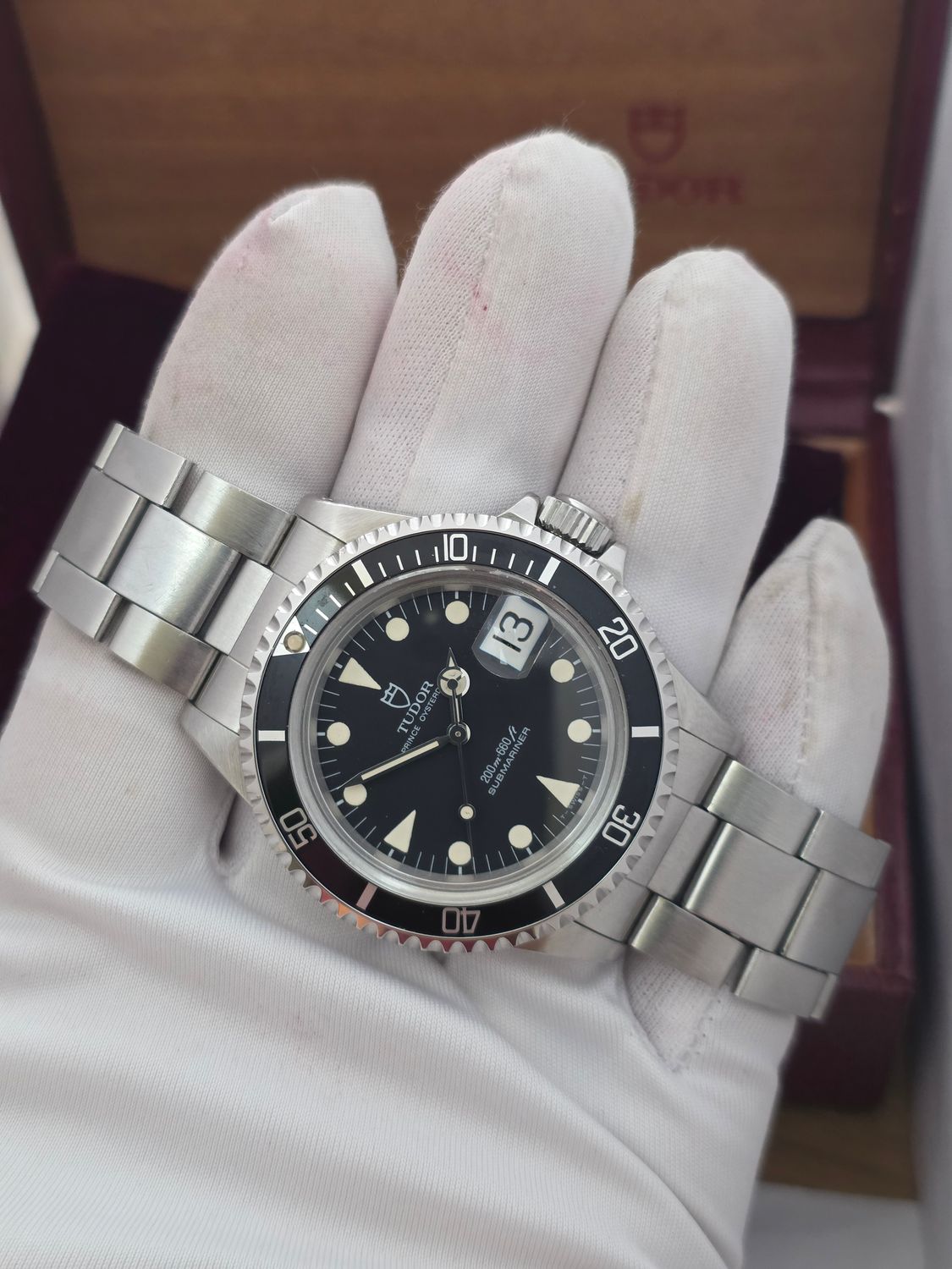 TUDOR Submariner Black Watch - Ref 79090 Circa 1990 virtually unpolished