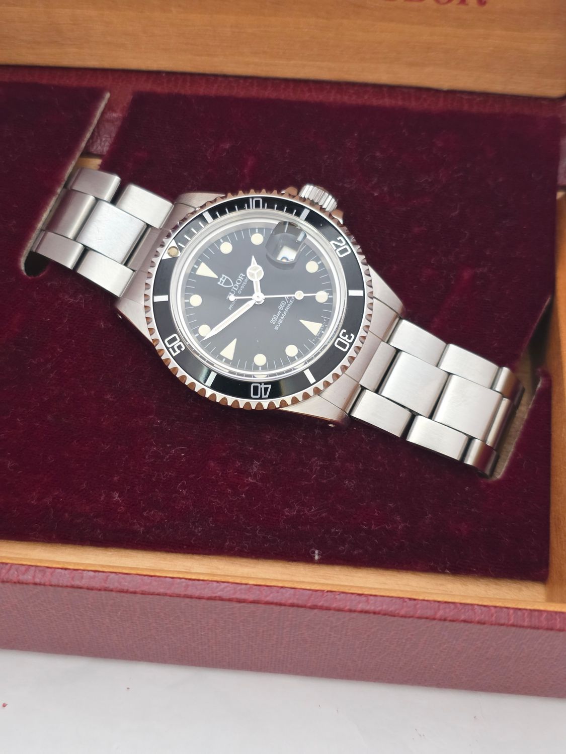 TUDOR Submariner Black Watch - Ref 79090 Circa 1990 virtually unpolished