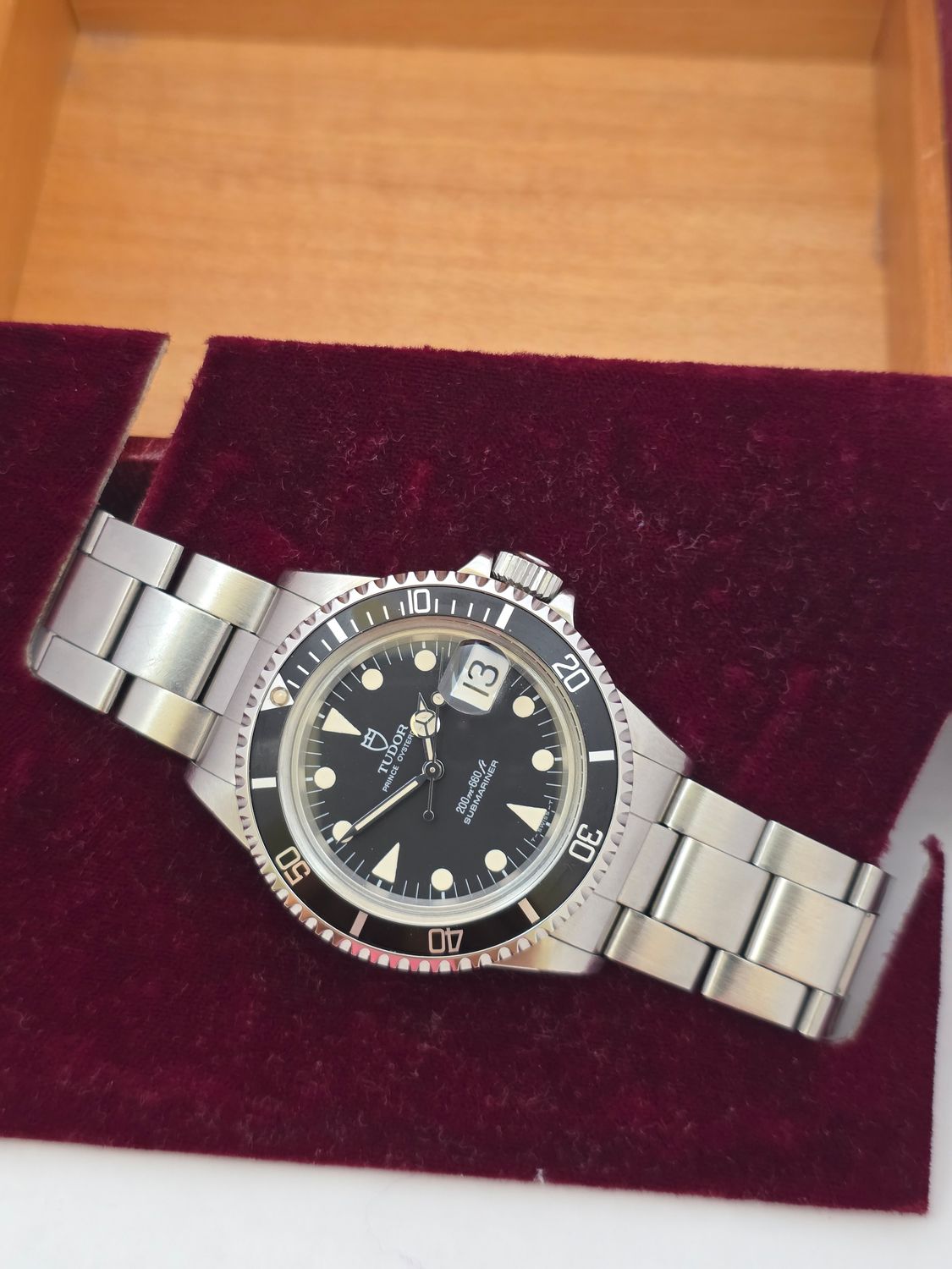 TUDOR Submariner Black Watch - Ref 79090 Circa 1990 virtually unpolished