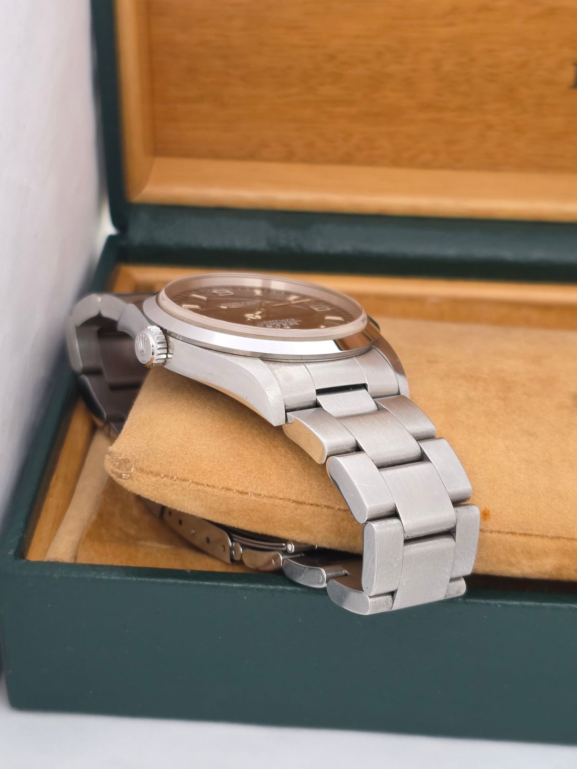 Rolex Explorer 14270 Watch, 36mm 1998 Unpolished Set