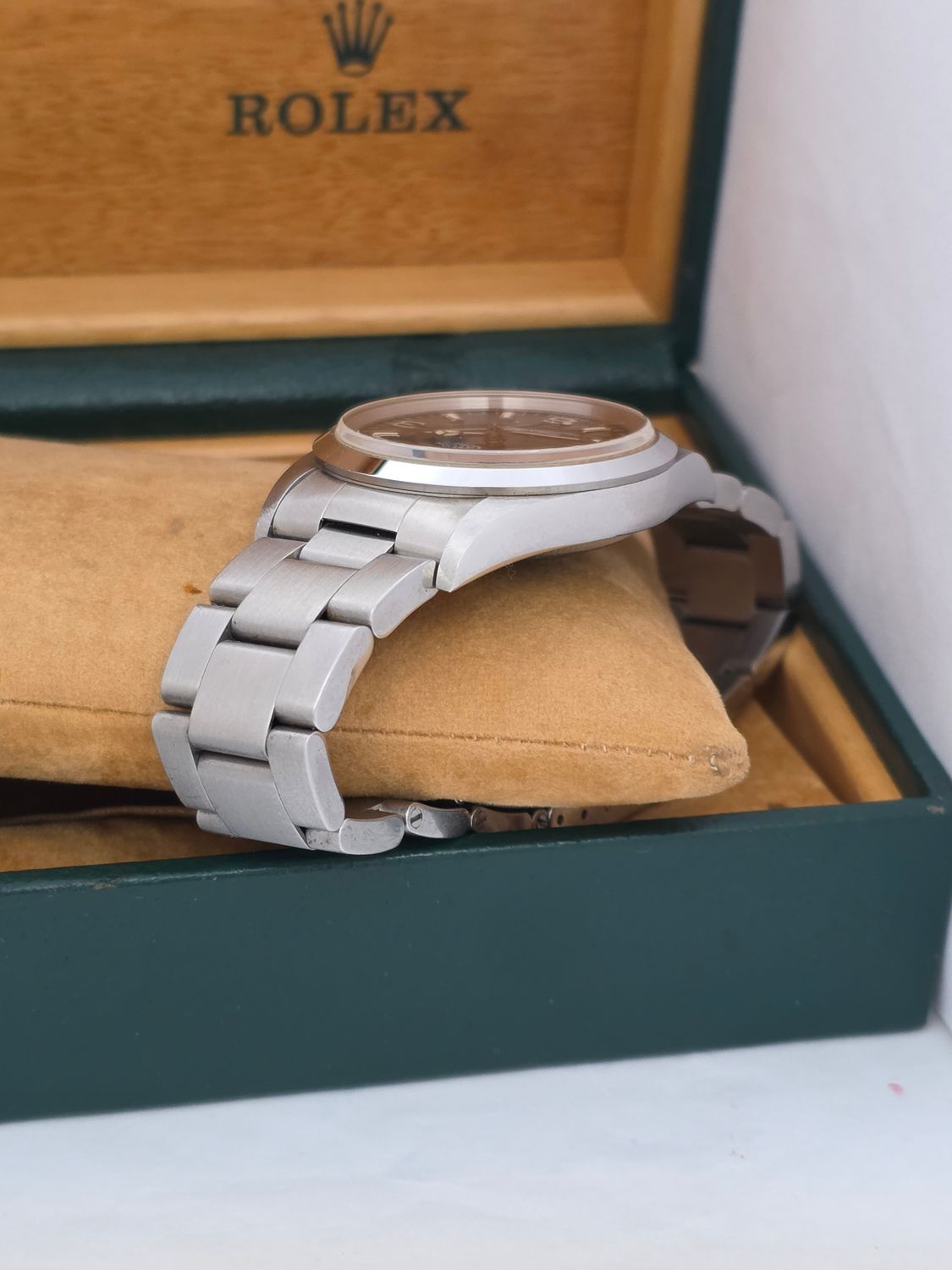 Rolex Explorer 14270 Watch, 36mm 1998 Unpolished Set