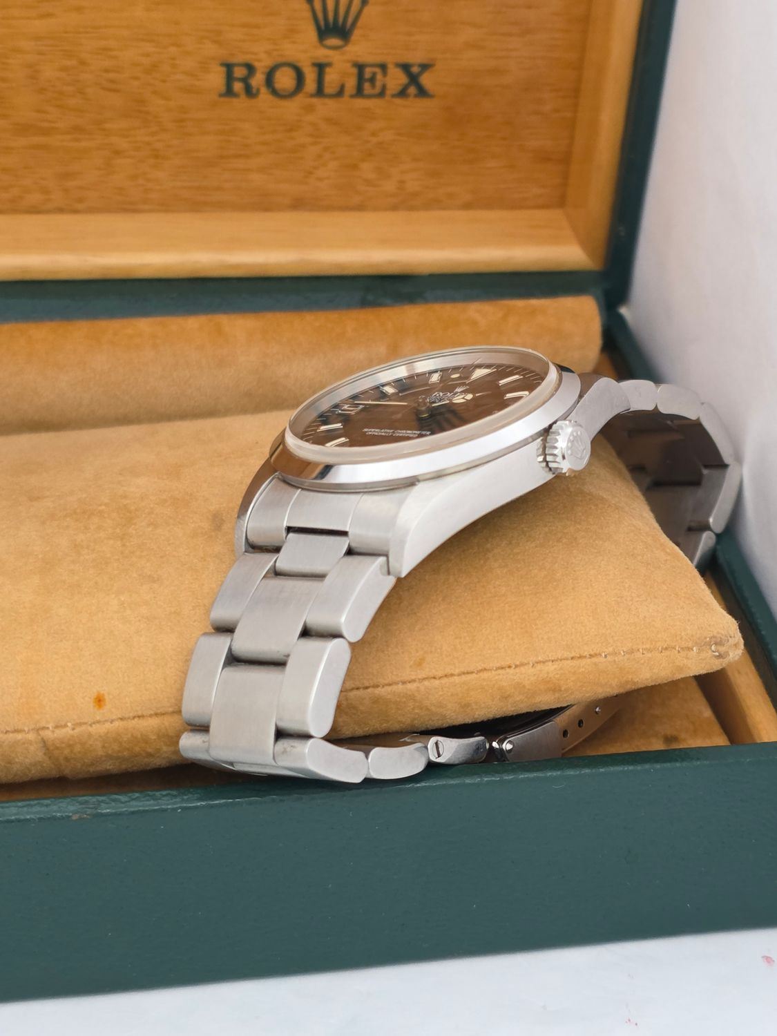 Rolex Explorer 14270 Watch, 36mm 1998 Unpolished Set
