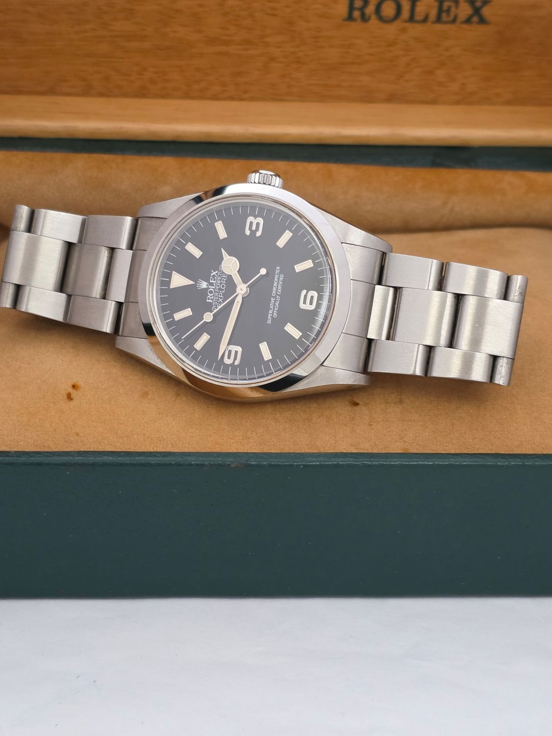 Rolex Explorer 14270 Watch, 36mm 1998 Unpolished Set