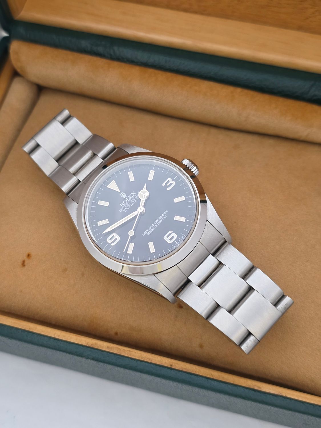 Rolex Explorer 14270 Watch, 36mm 1998 Unpolished Set